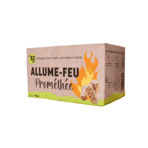 Allume-feu 100% naturel en laine de bois (50 pcs)