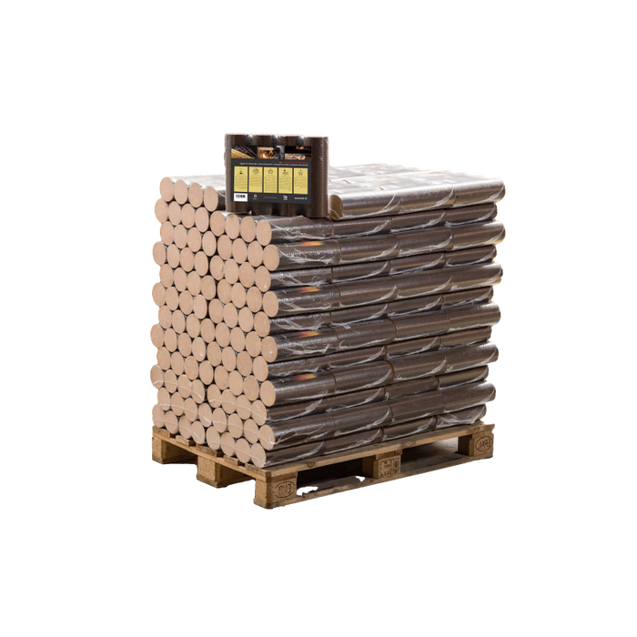 Briquettes 100% Hêtre Premium - 960kg (96 sacs de 10 kg)
