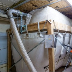 Granulés de bois en vrac soufflé 100% résineux